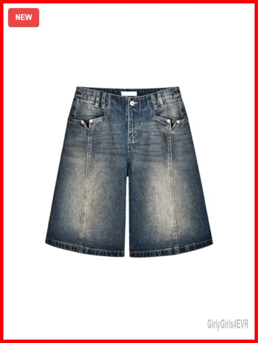 Y2K Baggy Oversized Vintage Denim Jean Shorts Streetwear
